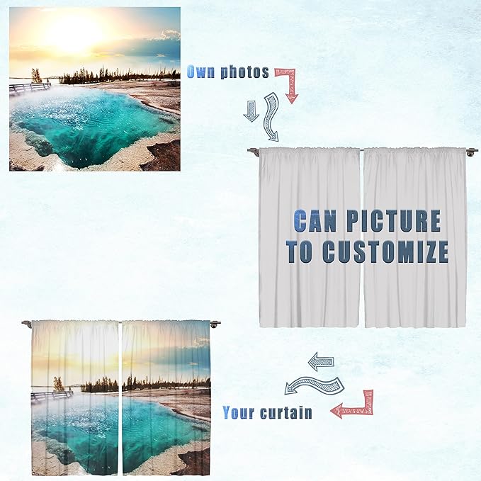 Motorcycle Blackout Curtains for Home Decor,Retro Motorcycle Rod Pocket Thermal Insulated Drapes Darkening Window Curtain for Girls Boy Bedroom Living Room 42 x 63 Inch