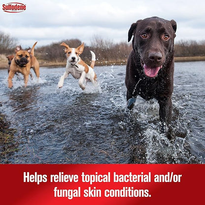 Sulfodene Dog Wound Care 3-Way Ointment, Relieves Pain & Prevents Infection For Dog Cuts, Scrapes, Bites and Injuries, 2 Ounce