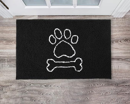 AROGAN Indoor Door Mat Entryway Rug Traps Mud and Water, Chenille Doormat for Muddy Shoes and Dog Paws, Machine Washable Doormat, Front Door Mat, Busy Area Dog Rugs for Floors, Entrance, 20x32 Inch