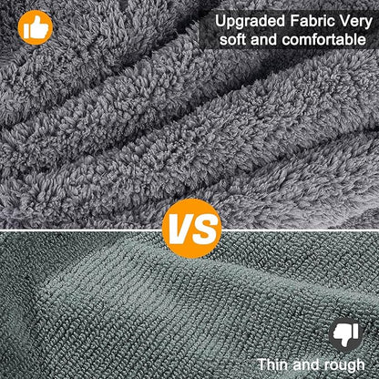 Dog Bathrobe Super Absorbent Dog Towels Large Quick Drying Robes for After Bath Soft Adjustable Warm Keeping Dogs Towel(S-XXL)