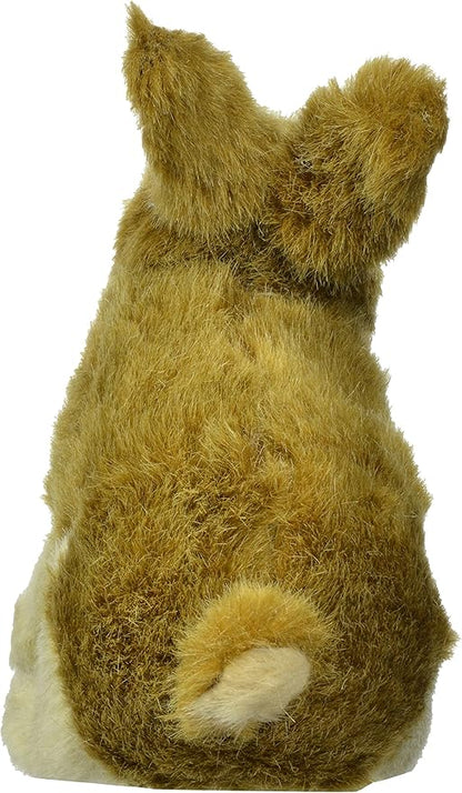 Hyper Pet Wildlife Critters Rabbit Plush Dog Toy with Squeaker, Brown