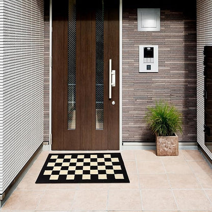 GRANNY SAYS Kitchen Mats for Floor, Kitchen Rugs Non Slip Washable, Runner Rugs for Kitchen Floor, 32" x 20", Stain Resistant Comfort Standing Mat Made of 100% Polypropylene, Black