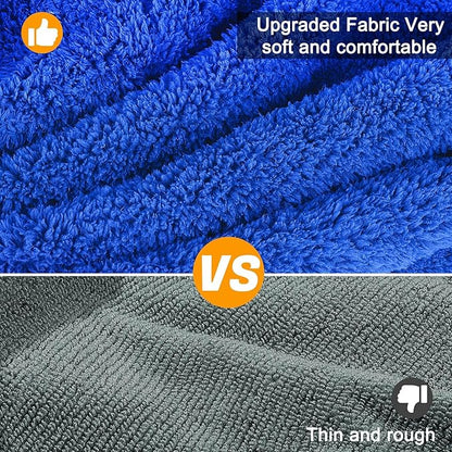 Dog Bathrobe Super Absorbent Dog Towels Large Quick Drying Robes for After Bath Soft Adjustable Warm Keeping Dogs Towel(S-XXL)