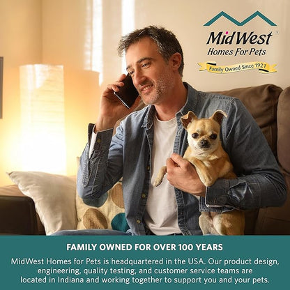 MidWest Homes for Pets Reversible Pet Bed; Machine Washable; Great for Toy Dog Breeds; Spotted Gray; 18"; 40218-FVGYS