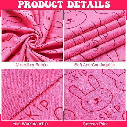 Peryiter 8 Pcs Dog Drying Towels Bulk 55'' x 28'' Pet Grooming Absorbent Microfiber Dog Bath Towels Quick Drying Puppy Bathing Towel for Small Medium Large Cats Pets Bathing Grooming(Pink)