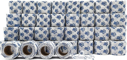 PetFlex Paw Pack – Flexible Self-Adhering Elastic Bandage for Wound Care – First Aid Wrap for Small Animals Like Dogs, Cats, and Other Pets - 2 inch, 36 Rolls