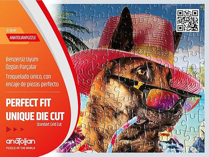 Anatolian Puzzle - Window Cats, 1000 Piece Jigsaw Puzzle, #1065, Multicolor (ANA1065)