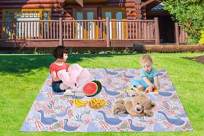 Splat Mat for Under High Chair/Arts/Crafts, Waterproof and Anti-Slip Splash Mat Floor Protector, Washable Highchair Floor Mat, 51 Inch Reusable Messy Mat and Baby Feeding Table Cloth