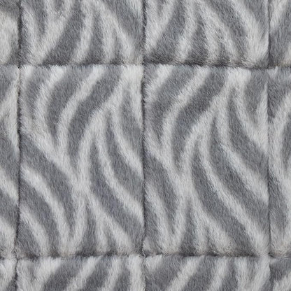 MidWest Homes for Pets QuiteTime Deluxe Wave Bolster Bed for Giant Dogs; Easily Machine Wash and Dry; Gray; 54"; 40254-WVGY
