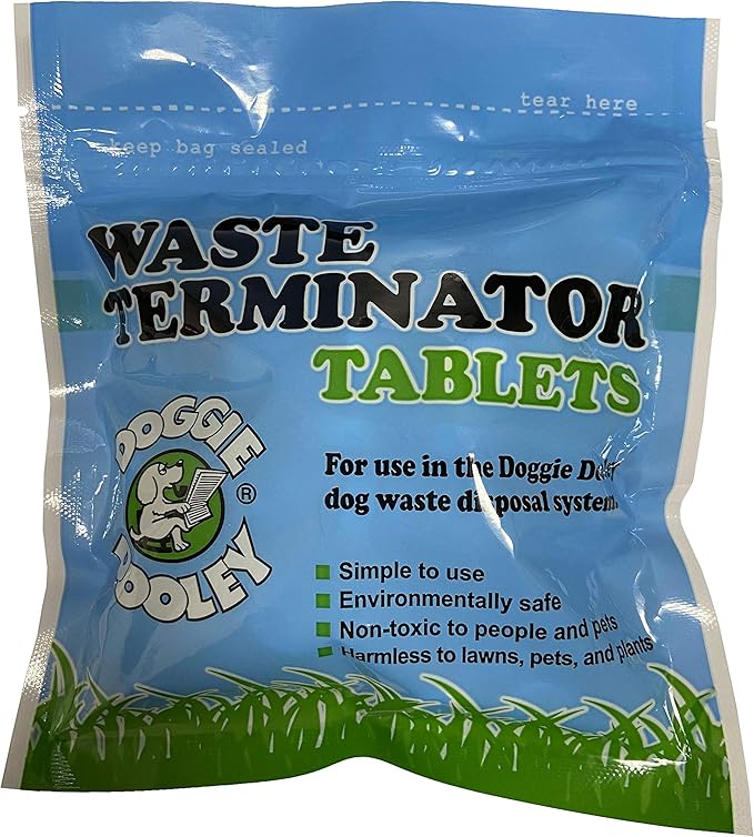 Doggie Dooley 36 Waste Tablets, White