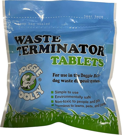 Doggie Dooley 36 Waste Tablets, White