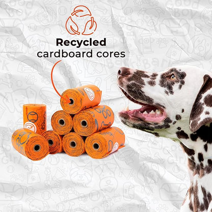 Pexter Dog Poop Bags, Leak-Proof, Strong and Unscented - 8 Pack (120 Bags)