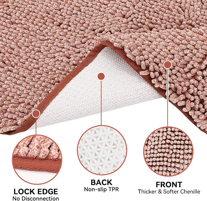 Bcoimo Super Absorbent Dog Door Mat, 60"*24" Anti Slip Mat for Muddy Paws, Pet Rugs for Dirty Paws Washable That Absorbs Moisture and Dirt, for Dog Cage and Pet Resting Carpet