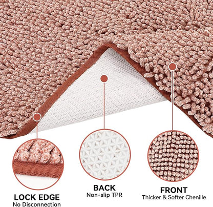 Bcoimo Super Absorbent Dog Door Mat, 60"*24" Anti Slip Mat for Muddy Paws, Pet Rugs for Dirty Paws Washable That Absorbs Moisture and Dirt, for Dog Cage and Pet Resting Carpet
