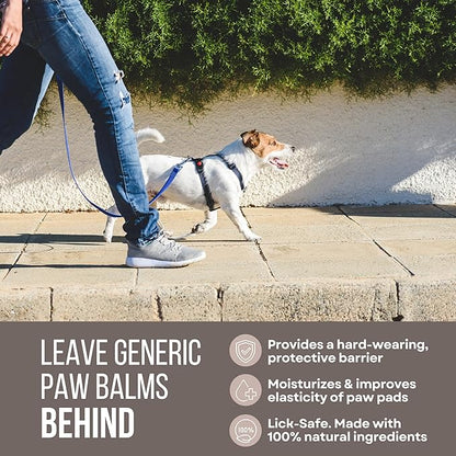 Dog Paw Protector for Hot Pavement - Use Street Wax Before Taking Dogs on Asphalt - Balm Protects from Warm Surfaces Rocks Road Debris - Great for Dogs who Hate Dog Shoes for Hot Pavement