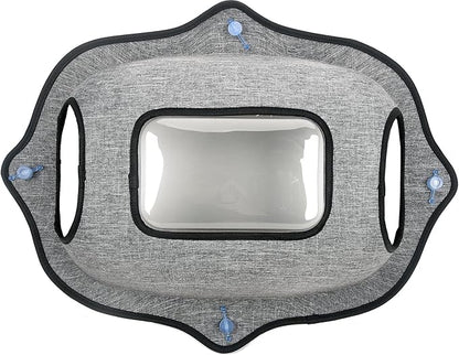Pet Life ® 'Purr-View' See-Through Window Suction Cup Glass Gripping Kitty Lounger or Cat Bed Hammock