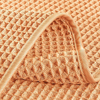 POLYTE 430 GSM Microfiber Lint Free Hand Towel, 16 x 30 in, 4 Pack (Waffle Weave)