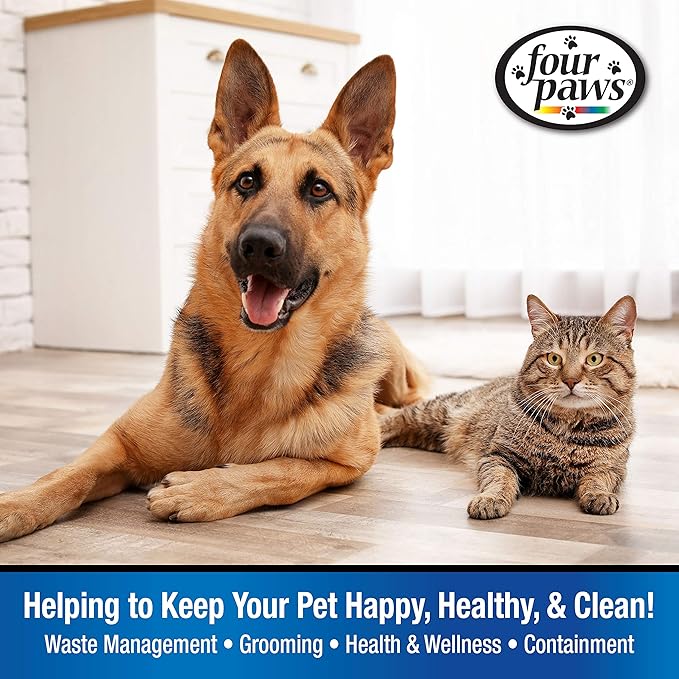 Four Paws Wee-Wee Pet Stain and Odor Eliminator for Urine Stains 128 Ounces