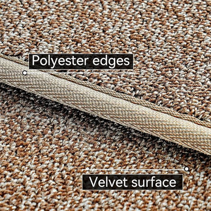 Kitchen Mat Set of 2 PCS, Cushioned Non Slip Rugs for Kitchen Floor, Absorbent Runner Comfort Standing Mats Washable for Kitchen, Office, Home (Brown-Velvet, 17.3"x47"+17.3"x30")