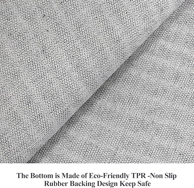 HY HAO YUN LAI Non Slip Runners for Hallways,Washable Hallway Runner Rug,Long Ultra Soft Kitchen Runner Rug,Non Shedding Accent Farmhouse Runner Rugs (Grey, 2 X 3)