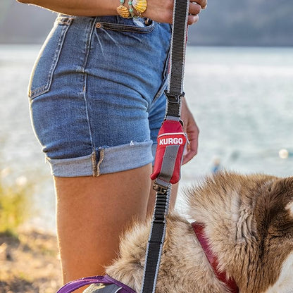 Kurgo Duty Bag Dog Poop Bag Dispenser - Compact Waste Holder for Dog Walks - Hands-Free Cleanup - Machine Washable Pouch - Includes 15 Bags
