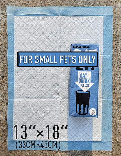 Dog Training Pads, Leak-Proof 6-Layer Puppy Potty Pads with Quick-Dry Surface - Small Size 13x18 Inch