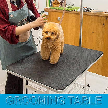 Seagull Multipurpose Foam Rubber Pet Grooming Table Mat 24 x 36 Inch Dog Grooming Mat for Table Cat Grooming Mat Dog Bath Mat Pet Vet Mat Non Slip Soft Waterproof Anthracite