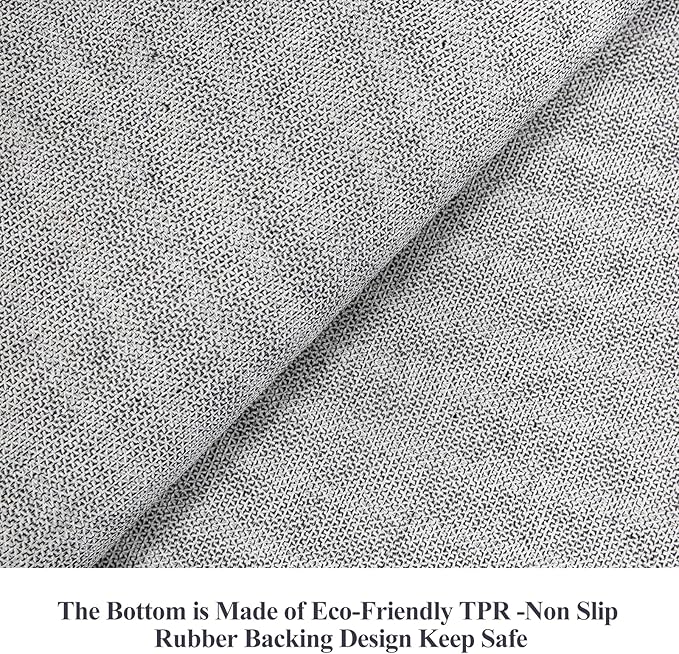 HY HAO YUN LAI Non Slip Runners for Hallways,Washable Long Ultra Soft Kitchen Runner Rug,Non Shedding Accent Farmhouse Runner Rugs (Black, 2 X 10)