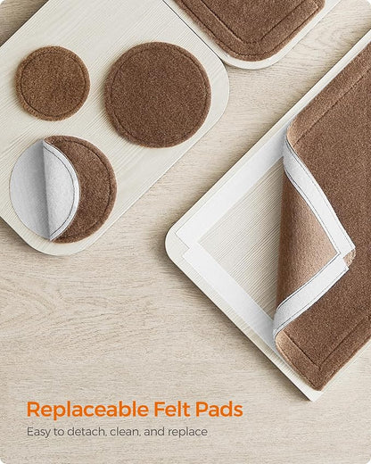 Feandrea Clickat Collection - No.004 Cat Stairs, Wall-Mounted Cat Ladder with Shelves, Self Groomer, Extremely Quick Assembly, Unlimited Expandability, Replaceable Washable Felt Pads