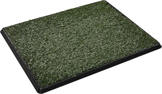 Artificial Grass Puppy Pee Pad for Dogs and Small Pets - 20x25 Inch, Reusable 3-Layer Turf Pads for Dogs with Tray - Indoor and Outdoor Fake Grass Potty Pet Supplies by PETMAKER