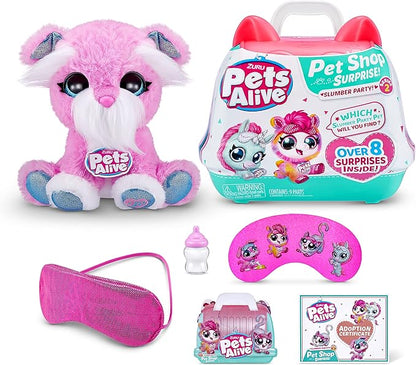 Pets Alive Pet Shop Surprise Toys by ZURU - Interactive Toys with Electronic 'Speak & Repeat', Animal Playset Puppy Gifts for Girls and Kids (Series 2)
