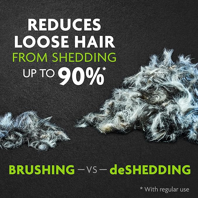 FURminator Undercoat Deshedding Tool for Dogs, Deshedding Brush for Dogs, Removes Loose Hair and Combats Dog Shedding