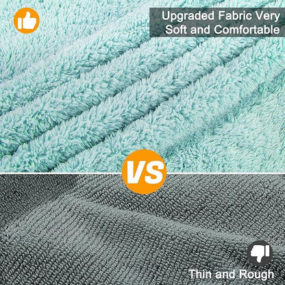 Dog Bathrobe Super Absorbent Dog Towels Large Quick Drying Robes for After Bath Soft Adjustable Warm Keeping Dogs Towel(S-XXL)