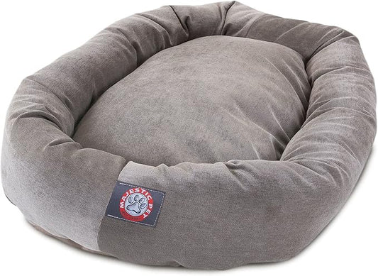 Majestic Pet Villa 52 Inch Shredded Memory Foam Dog Bed for X-Large Sized Dog 52x35x11 Inch–Orthopedic Pet Bed with Removable Washable Cover-Washable X-Large Puppy Mat with Head Support-Vintage