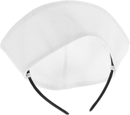 ABOOFAN Pet Dog Sailor Hat Mini Cap White 9.45X5.91In Pet Costume Accessory for Parties Photo Shoots and Cosplay