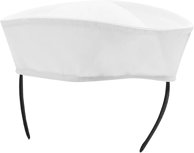 ABOOFAN Pet Dog Sailor Hat Mini Cap White 9.45X5.91In Pet Costume Accessory for Parties Photo Shoots and Cosplay