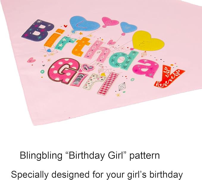 ADOGGYGO Dog Birthday Hat Bandana Girl - Puppy Birthday Party Supplies - Pink Tutu Hat Scarf Bow Banner Set for Small Dogs (Small)