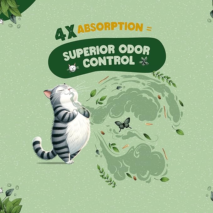 Catalyst Natural Soft Wood Cat Litter (2 Pack, 20lb Bags) - Superior Odor Control, Strong Clumping, Low Dust, and Biodegradable (20lb, Set of 2, Healthy Cat)