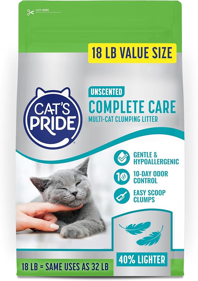 Cat's Pride Complete Care - Unscented 18lb Bag