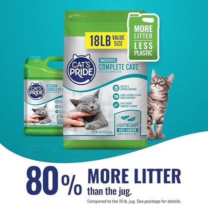 Cat's Pride Complete Care - Unscented 18lb Bag