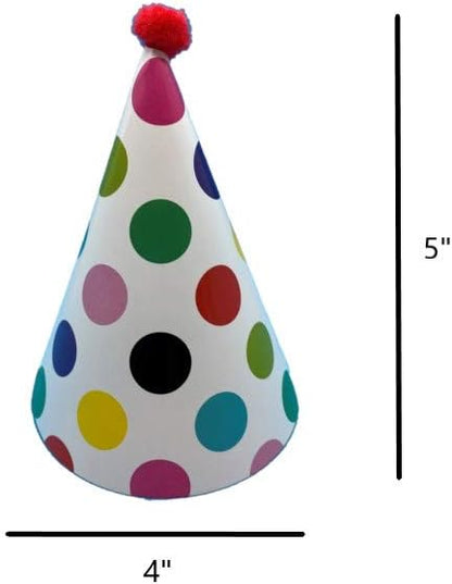 CBM Dog Party Hat Set - Dog Birthday Hats and Crowns - 11pcs