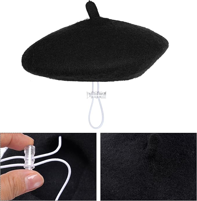 choyaxo 1pcs Dog Beret Funny Artist Dog hat for Small Dogs Cat Halloween