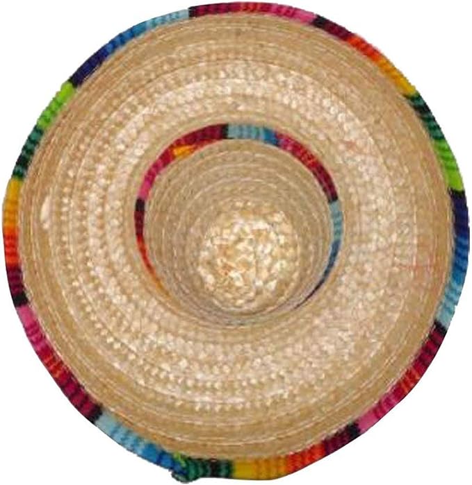 CIEOVO Dog & Cat Straw Sombrero Hat, Mini Mexican Hats, One Size Fits All, Lightweight, Multi-Use Pet Apparel