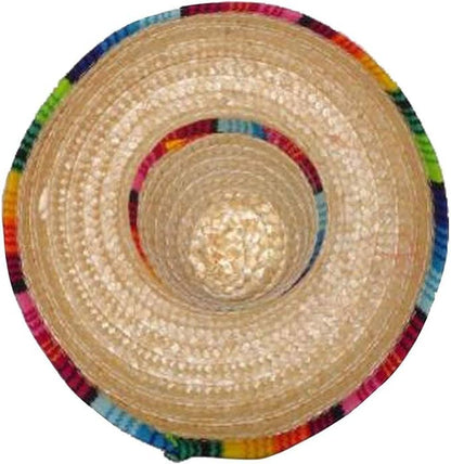 CIEOVO Dog & Cat Straw Sombrero Hat, Mini Mexican Hats, One Size Fits All, Lightweight, Multi-Use Pet Apparel