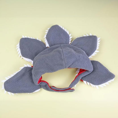 Dog Costume Hat Ear Wrap Piranha Plant Design, Funny Dog Halloween Costumes Headwear, Warm Pet Ear Head Wrap for Cold Weather, Pet Cosplay Clothes for Birthday Party, Christmas,M