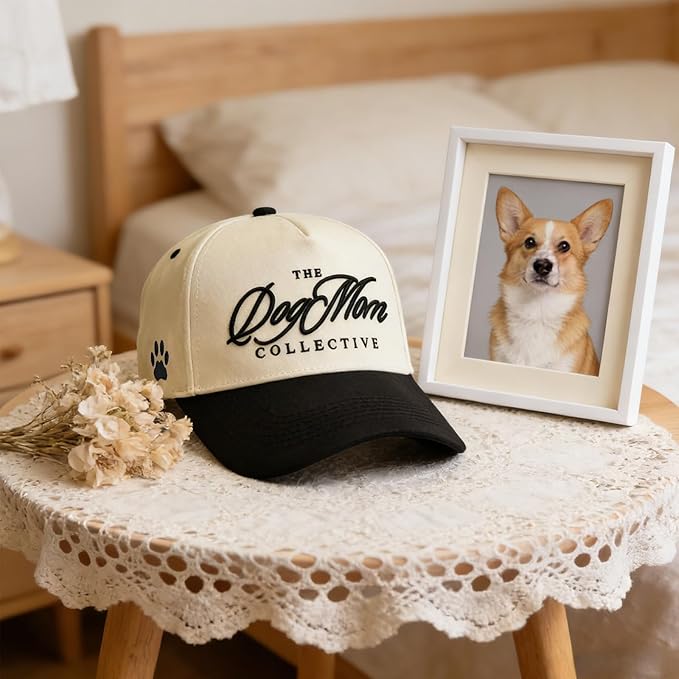 Dog Dad and Mom Collective Trucker Hat,Gifts for Dog Mom & Dad Pet Lovers,Ldeal Gift for Father's Day/Mother's Day