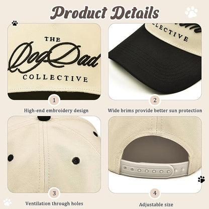 Dog Dad and Mom Collective Trucker Hat,Gifts for Dog Mom & Dad Pet Lovers,Ldeal Gift for Father's Day/Mother's Day
