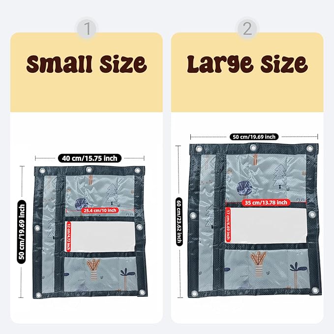 Dog Door Flap, Insulated Windproof Magnetic Replacement Pet Door Cover with Clear Window & Weighted Bottom Bar,for Dog Houses, Cat Houses, and Other Pet Shelters,2 Sizes (18 * 23.6)