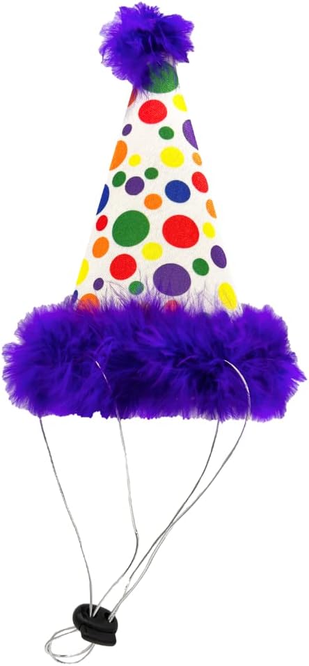 Huxley & Kent Pet Party Hat | Happy Barkday (Large) | Birthday Hat for Dogs and Cats | Adjustable Strap for Comfort and Stability | Perfect for Birthday Party, Adoption Celebration Gotcha Day