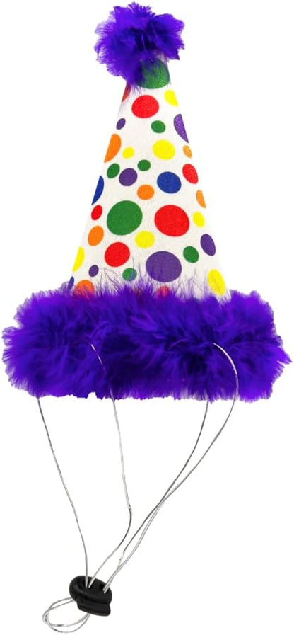 Huxley & Kent Pet Party Hat | Happy Barkday (Large) | Birthday Hat for Dogs and Cats | Adjustable Strap for Comfort and Stability | Perfect for Birthday Party, Adoption Celebration Gotcha Day